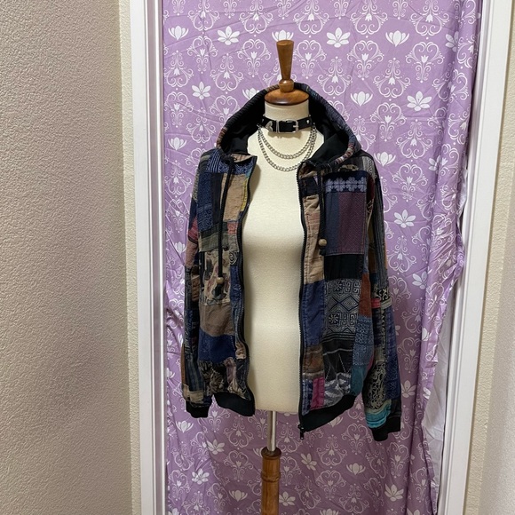 🌈 Lovely bohemian Vintage patchwork jacket - Picture 4 of 11